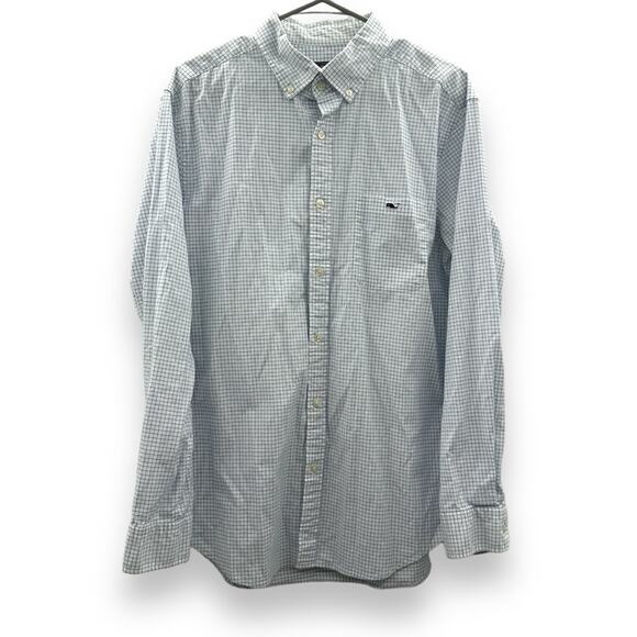 Vineyard Vines Classic Fit Calabash Check Tucker Button Down Shirt Sz L‎ - Picture 1 of 11